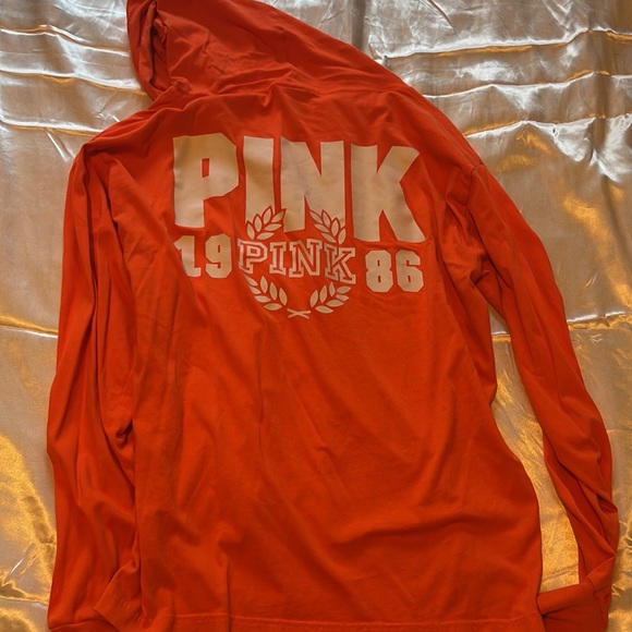 Orange t shirt material sweater - Picture 2 of 2